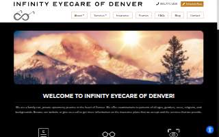 Infinity Eyecare of Denver website
