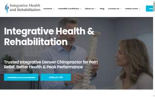 Integrative Health & Rehabilitation | Denver Chiropractor website