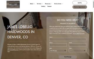 James LoBello Hardwoods website