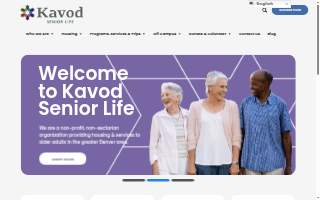 Kavod Senior Life website