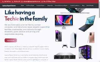 Laptop Repair Denver website