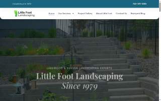 Little Foot Landscaping Co website