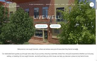 Live.Laugh.Colorado. Real Estate Group website