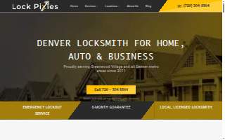 Lock Pixies website