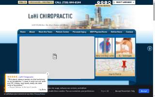 LoHi Chiropractic website
