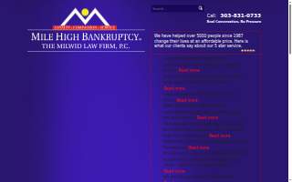 Mile High Bankruptcy - The Milwid Law Firm of Denver website