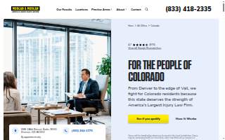 Morgan & Morgan of Denver website