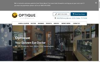 Optique of Denver website
