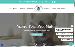 Park Hill Veterinary Medical Center website