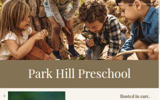 Parkhill Preschool & Childcare Center website