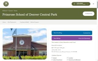 Primrose School of Denver Central Park website