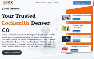 Quick Locksmith website
