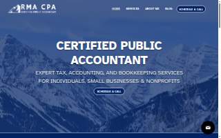 RMA CPA - Taxes Accounting & Bookkeeping Services website