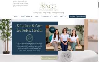 Sage Physical Therapy Denver website