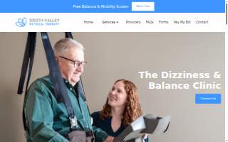 South Valley Physical Therapy website