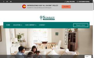 Stailey Insurance website