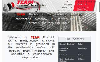 Team Electric website