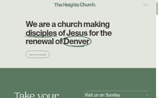 The Heights Post Acute website