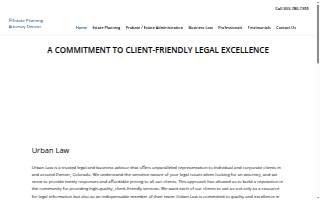 Urban Law website