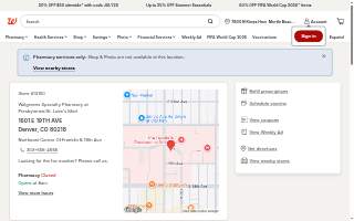 Walgreens Specialty Pharmacy at Presbyterian/St. Luke's Med website