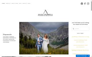 Alexi Hubbell Photography website