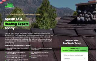 AMCAT Roofing website