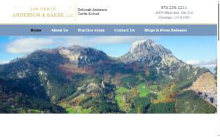 Anderson & Baker Law Firm LLC website
