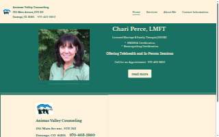 Animas Valley Counseling website