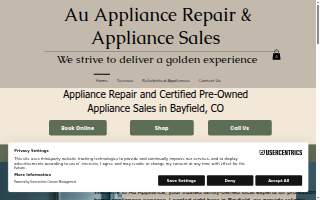 Au Appliance Repair LLC website