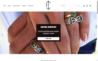 Caver Jewelry website