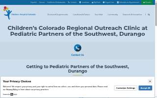 Children's Colorado Regional Outreach Clinic, Durango website