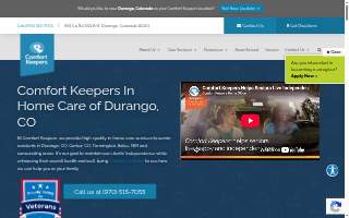 Comfort Keepers Home Care of Durango website