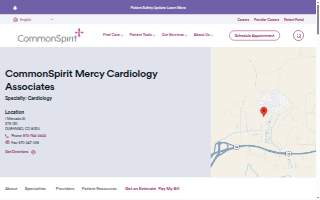 CommonSpirit Mercy Cardiology Associates website