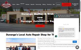 Durango Automotive Repair website