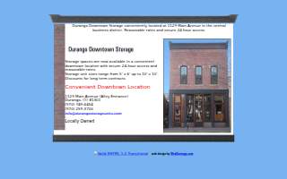 Durango Storage Units website