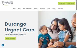Durango Urgent Care website