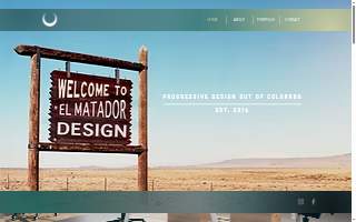 El Matador Design website