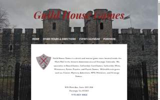 Guild House Games website
