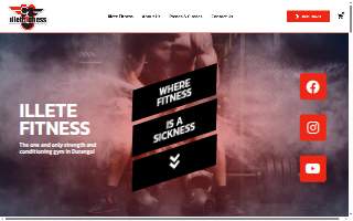 Illete Fitness website