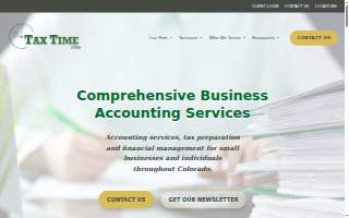 Tax Time CPAs - Durango website