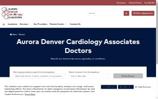 Aurora Denver Cardiology Associates - Englewood website