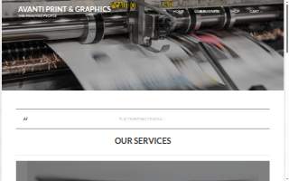 Avanti Print & Graphics, Inc. website
