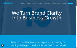 Bluebird Branding website