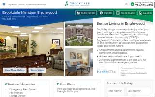 Brookdale Meridian Englewood website