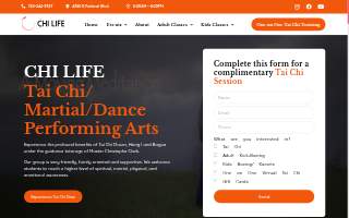 Chi Life Movement website