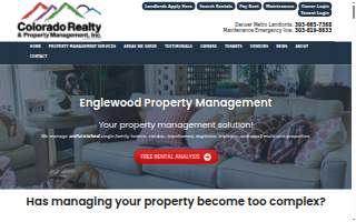 Colorado Realty and Property Management Denver of Englewood website