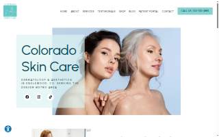 Colorado Skin Care website