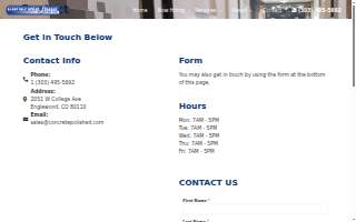 Concrete Floor Systems website