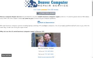 Denver Computer Repair Service website
