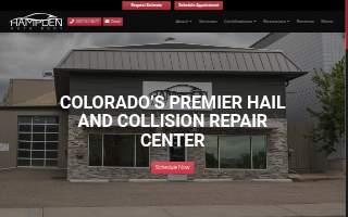 Hampden Auto Body website